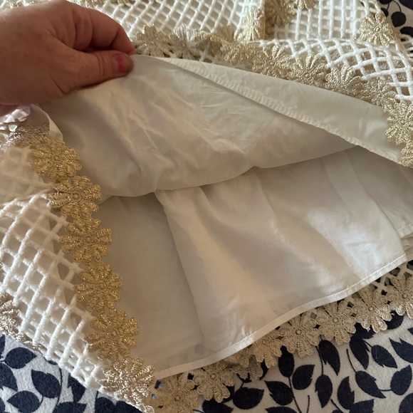 Lilly Pulitzer Barbara Two Toned Gold Metallic Lotty Daisy Floral Dress NWOT 4 - Picture 9 of 16